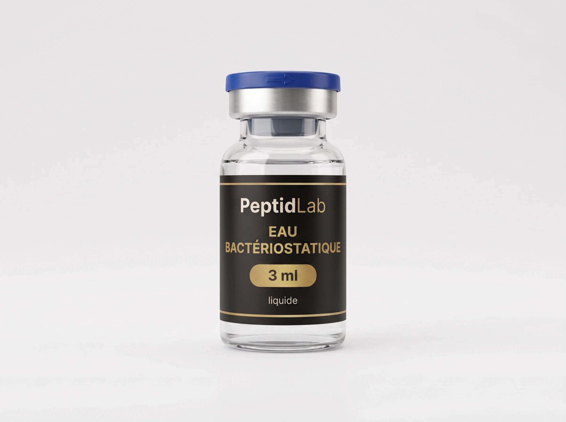 Eau bactériostatique — Flacon 3 mL