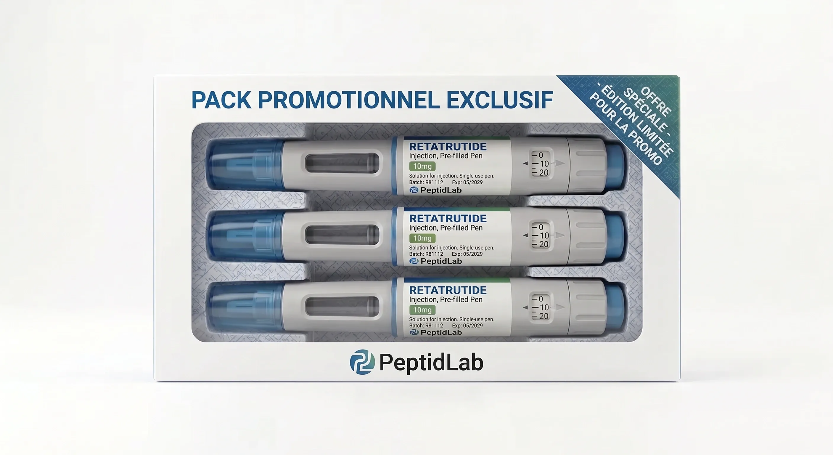 R3TA en stylo — Pack de 3 — 10 mg